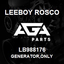 LB988176 Leeboy Rosco GENERATOR,ONLY | AGA Parts