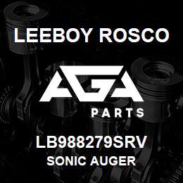 LB988279SRV Leeboy Rosco SONIC AUGER | AGA Parts