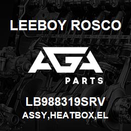 LB988319SRV Leeboy Rosco ASSY,HEATBOX,EL | AGA Parts