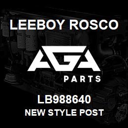 LB988640 Leeboy Rosco NEW STYLE POST | AGA Parts