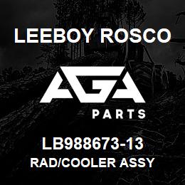 LB988673-13 Leeboy Rosco RAD/COOLER ASSY | AGA Parts