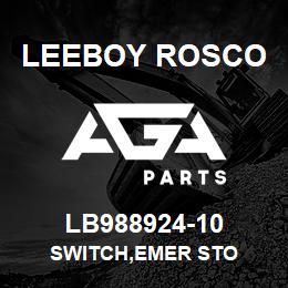 LB988924-10 Leeboy Rosco SWITCH,EMER STO | AGA Parts