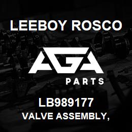 LB989177 Leeboy Rosco VALVE ASSEMBLY, | AGA Parts