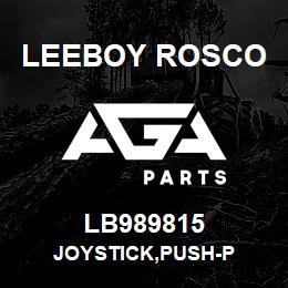 LB989815 Leeboy Rosco JOYSTICK,PUSH-P | AGA Parts