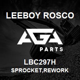 LBC297H Leeboy Rosco SPROCKET,REWORK | AGA Parts