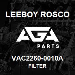 VAC2260-0010A Leeboy Rosco FILTER | AGA Parts