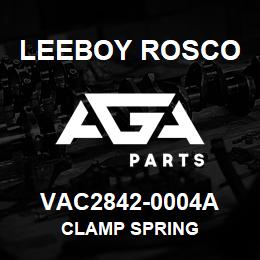 VAC2842-0004A Leeboy Rosco CLAMP SPRING | AGA Parts