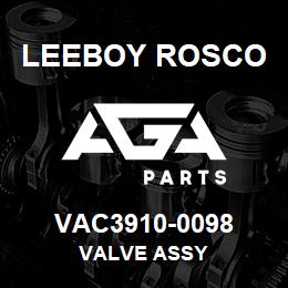 VAC3910-0098 Leeboy Rosco VALVE ASSY | AGA Parts