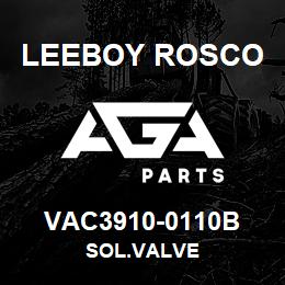 VAC3910-0110B Leeboy Rosco SOL.VALVE | AGA Parts