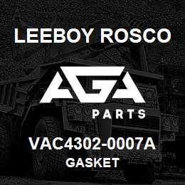 VAC4302-0007A Leeboy Rosco GASKET | AGA Parts