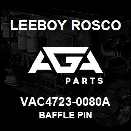 VAC4723-0080A Leeboy Rosco BAFFLE PIN | AGA Parts