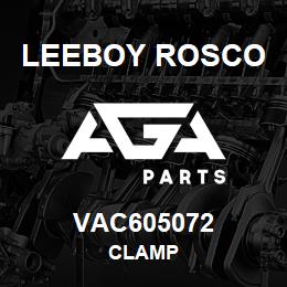 VAC605072 Leeboy Rosco CLAMP | AGA Parts