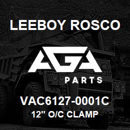 VAC6127-0001C Leeboy Rosco 12" O/C CLAMP | AGA Parts