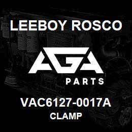 VAC6127-0017A Leeboy Rosco CLAMP | AGA Parts