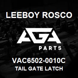 VAC6502-0010C Leeboy Rosco TAIL GATE LATCH | AGA Parts