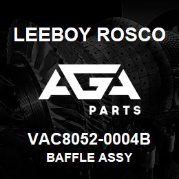 VAC8052-0004B Leeboy Rosco BAFFLE ASSY | AGA Parts