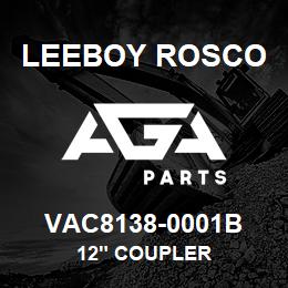 VAC8138-0001B Leeboy Rosco 12" COUPLER | AGA Parts