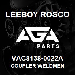 VAC8138-0022A Leeboy Rosco COUPLER WELDMEN | AGA Parts