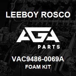 VAC9486-0069A Leeboy Rosco FOAM KIT | AGA Parts