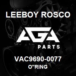 VAC9690-0077 Leeboy Rosco O'RING | AGA Parts