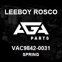 VAC9842-0031 Leeboy Rosco SPRING | AGA Parts