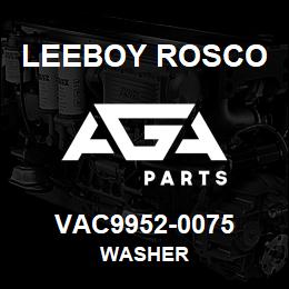 VAC9952-0075 Leeboy Rosco WASHER | AGA Parts