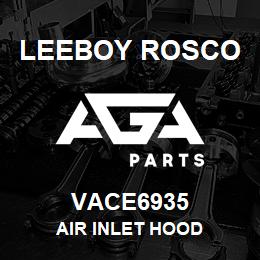 VACE6935 Leeboy Rosco AIR INLET HOOD | AGA Parts