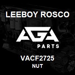 VACF2725 Leeboy Rosco NUT | AGA Parts