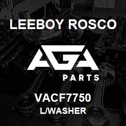 VACF7750 Leeboy Rosco L/WASHER | AGA Parts