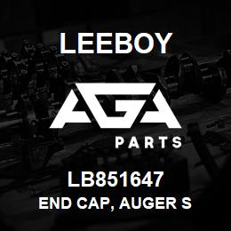 LB851647 Leeboy END CAP, AUGER S | AGA Parts