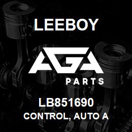 LB851690 Leeboy CONTROL, AUTO A | AGA Parts