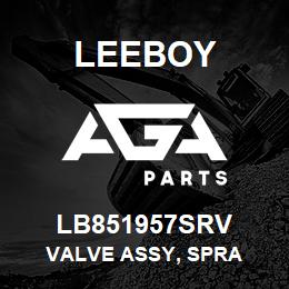 LB851957SRV Leeboy VALVE ASSY, SPRA | AGA Parts