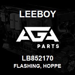 LB852170 Leeboy FLASHING, HOPPE | AGA Parts