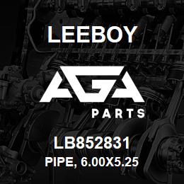 LB852831 Leeboy PIPE, 6.00X5.25 | AGA Parts