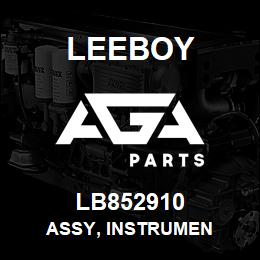 LB852910 Leeboy ASSY, INSTRUMEN | AGA Parts