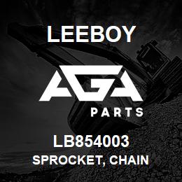 LB854003 Leeboy SPROCKET, CHAIN | AGA Parts