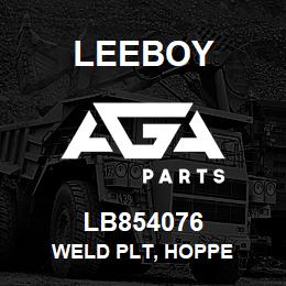 LB854076 Leeboy WELD PLT, HOPPE | AGA Parts