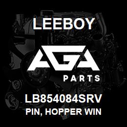 LB854084SRV Leeboy PIN, HOPPER WIN | AGA Parts