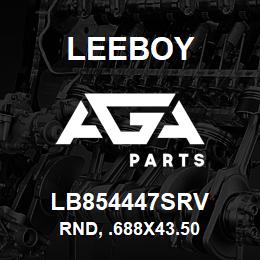 LB854447SRV Leeboy RND, .688X43.50 | AGA Parts