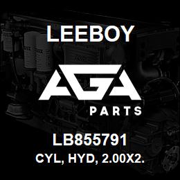 LB855791 Leeboy CYL, HYD, 2.00X2. | AGA Parts