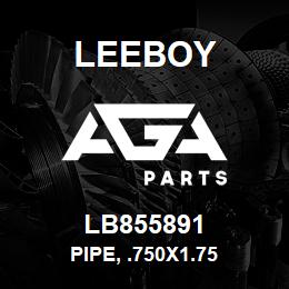 LB855891 Leeboy PIPE, .750X1.75 | AGA Parts