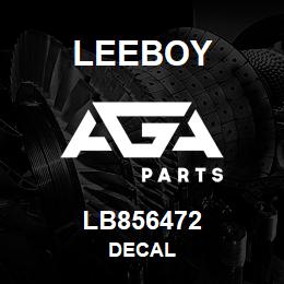 LB856472 Leeboy DECAL | AGA Parts