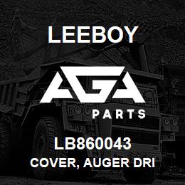 LB860043 Leeboy COVER, AUGER DRI | AGA Parts