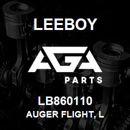 LB860110 Leeboy AUGER FLIGHT, L | AGA Parts