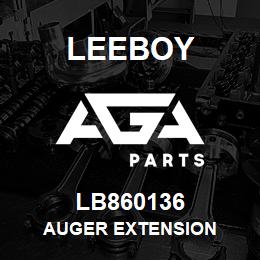 LB860136 Leeboy AUGER EXTENSION | AGA Parts