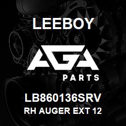 LB860136SRV Leeboy RH AUGER EXT 12 | AGA Parts