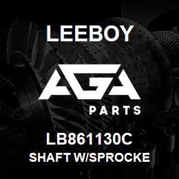 LB861130C Leeboy SHAFT W/SPROCKE | AGA Parts