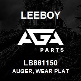 LB861150 Leeboy AUGER, WEAR PLAT | AGA Parts