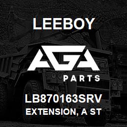 LB870163SRV Leeboy EXTENSION, A ST | AGA Parts