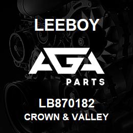 LB870182 Leeboy CROWN & VALLEY | AGA Parts